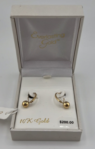 10KT Gold Dangle Earrings