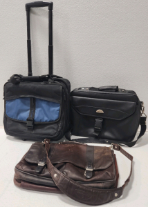 (3) Briefcases/Laptop Cases