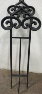 Black Metal Garden Hose Rack
