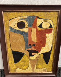 Framed Abstract Face Painting