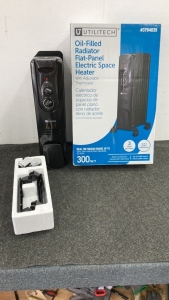 New In Box Utilitech 300 SQ FT. Electric Space Heater