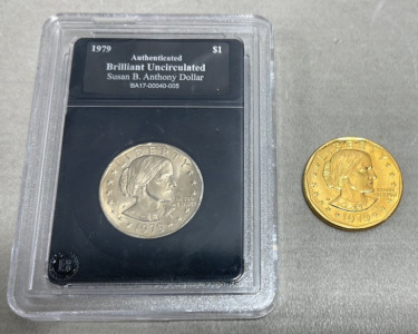 (2) 1979 Susan B. Anthony Dollars&hellip; One Authenticated