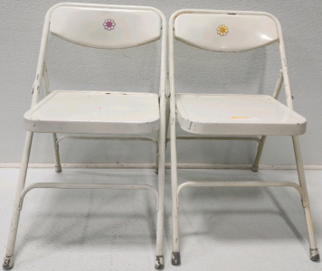 (2) Children's Size Folding Chairs