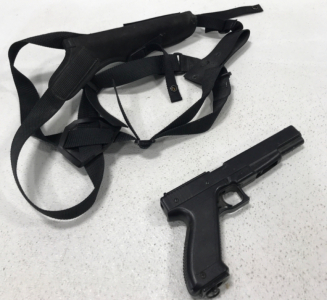 Daisy BB Gun And Sheath.