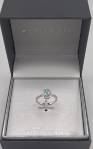Cubic Zirconia Sterling Silver Ring