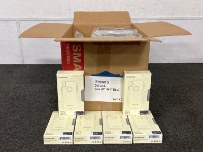 Box of Saharacase IPhone X dBulk Night Sky Blue Mobile Protection Kits