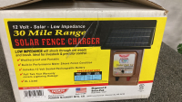 Solar Fence Charger New/Like New Open To Confirm Please Inspect