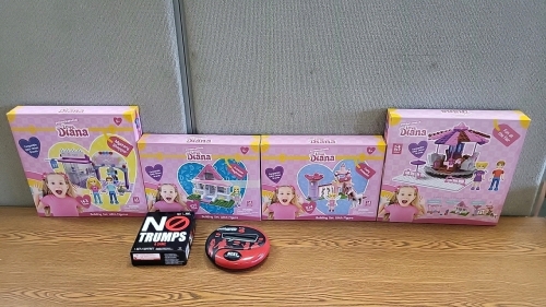 <EB> Appears New Pocket Watch Love, Diva Building Sets, No Trumps Card Game and Catch Phrase