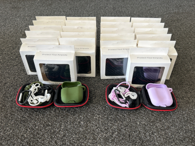 AirPod2 Case Kits in Military Green and Light Purple