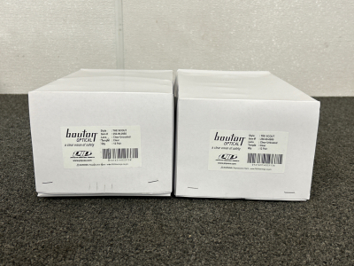 (2) Boxes of Bouton Optical Clear Uncoated Safety Glasses (24 Pairs Total)