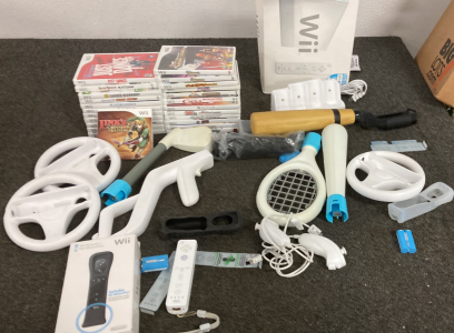 Wii Games And Accessories Not Tested Please Inspect