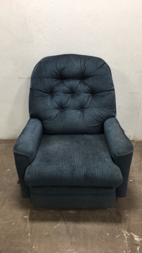 Navy Blue Recliner