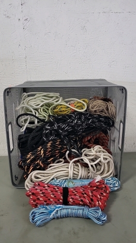 Basket of Twine and Rope