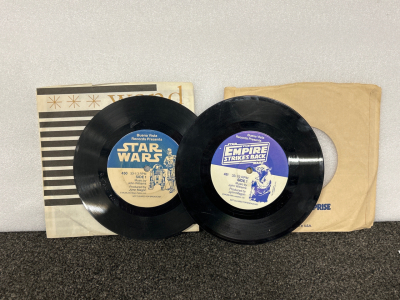 Two Vintage Star Wars Récords