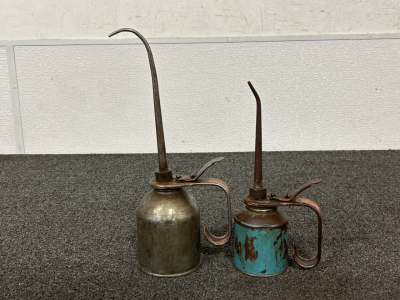 Pair of Antique Oil Cans