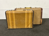 Vintage Suitcases 17”x 6”x 13” and 21”x 7”x 14”