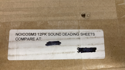 NoicoSM3 Sound Deading Sheets 29”x20” Please Inspect