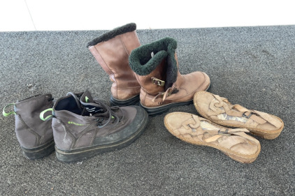 Pair Of Ugg* Men&rsquo;s Boots, Redington* Men&rsquo;s Boots and Born* Women&rsquo;s Shoes