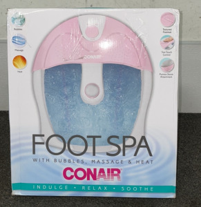 Conair* Foot Spa With Bubbles, Massage, And Heat [D]