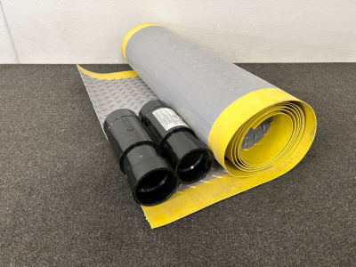 Industrial Floor Mat and Pair of 3” ABS Expansion Joints