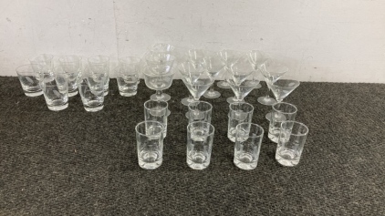 Etched Drinking Glasses