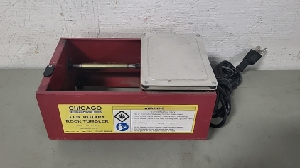 Working Chicago 3 LB Rotary Rock Tumbler