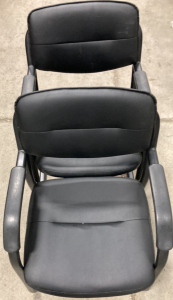 (2) Black Office Chairs
