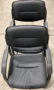 (2) Black Office Chairs