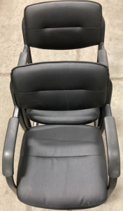 (2) Black Office Chairs