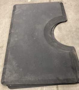 (3) Large Black Mats