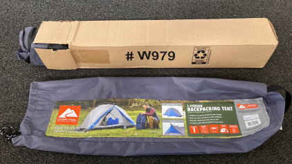 Brand New Ozark Trail 1 Person Backpacking Tent- Opened For Pictures