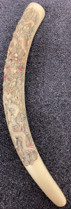 Plastic &ldquo;Carved Tusk&rdquo;