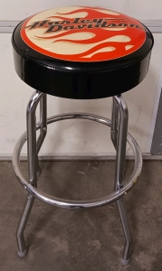 30" H Harley Davidson Barstool