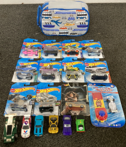 Lunchbox With Factory Sealed Hot Wheels Cars And More