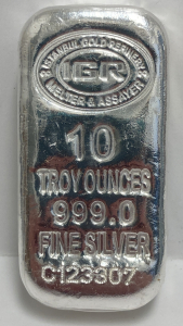 IGR 10 Troy Ounce 999 Fine Silver Bar With Certificate— Verified Authentic