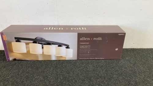 New In Box Allen + Roth 5-Light Vanity Bar