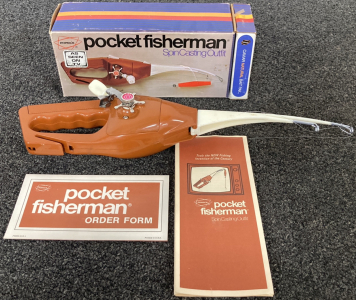 Vintage Pocket Fisherman With Original Box