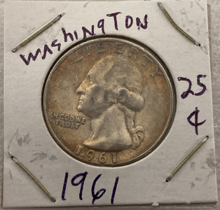 1961 Washington Quarter- Please Inspect For Authenticity