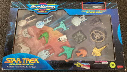 1993 Micro Machines Star Trek Limited Edition Collector’s Set- Missing Runabout