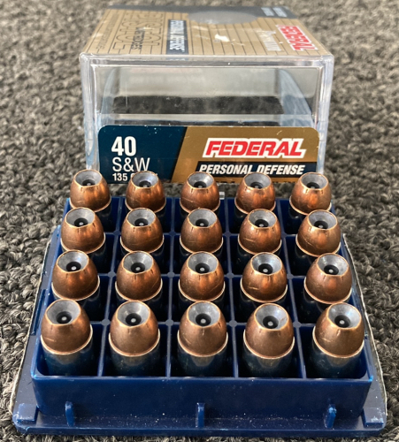 (20) Rnds. Federal 40 S&W Ammo