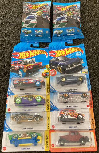 (10) Hot Wheels And Matchbox Factory Sealed Cars