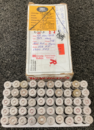 (50) Rnds. 357 Magnum Reload Ammo