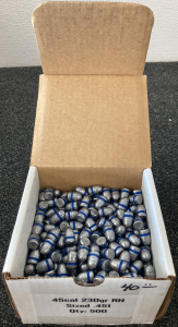 (500+/-) 45 Cal. 230 Gr RN Bullets Sized .451