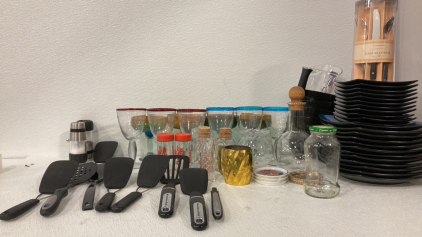 (15)+ Plates-(15)+ Bowls-(10) Glasses and more