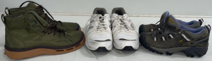 (3) Pairs Of Men&rsquo;s Shoes (New Balance, Keen, Soft Science)