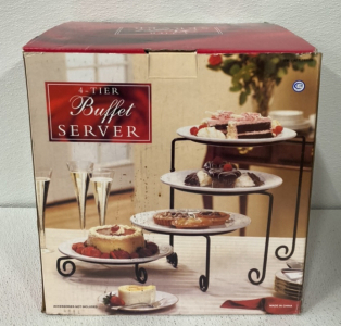 4 Tier Buffet Server