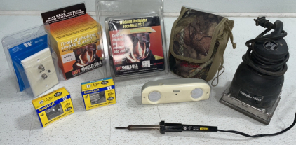 (2) HotSheildUSA* Wildland Firefighter Face Mask, Porter+Cable* Speed-Bloc, Stanley* Soldering Iron, And More!