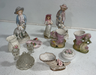 Vintage Porcelain Statues