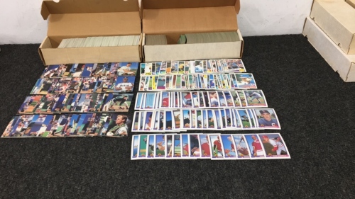 (2) Full Large boxes of Baseball Cards from 1991,1992, and 1985