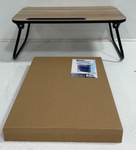 6 Tier Wall Mount Document Tray And Small Foldable Desk/ Monitor Riser